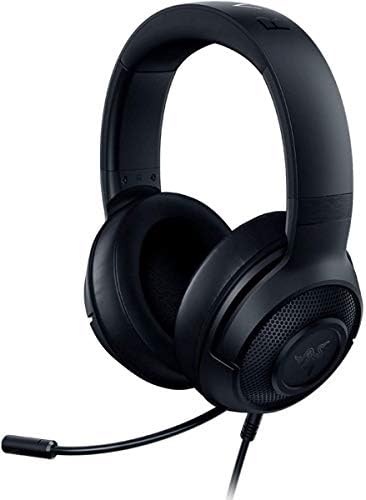 Razer Kraken X Lite Ultralight Gaming Headset: 7.1 Som Surround - Frame De Alumínio Leve - Microfone Cardioid Bendable - Para Pc, Ps4, Ps5, Switch, Xbox One, Xbox Series, Celular - Preto