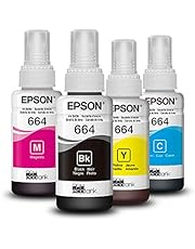 Kit Tinta Epson T664 4 Cores T664 Epson L395 L380 L375 L220 L455