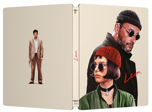 Léon [Édition limitée boîtier SteelBook-4K Ultra HD + Blu-Ray-Film cinéma et Version Longue]