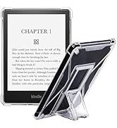 WALNEW Clear Stand Case for 6.8” Kindle Paperwhite M2L3EK / M2L4EK, Soft Transparent TPU Cover wi...