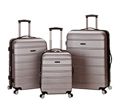 Melbourne Hardside Expandable Spinner Wheel Luggage, Silver, 3 Piece (20"/24"/28")