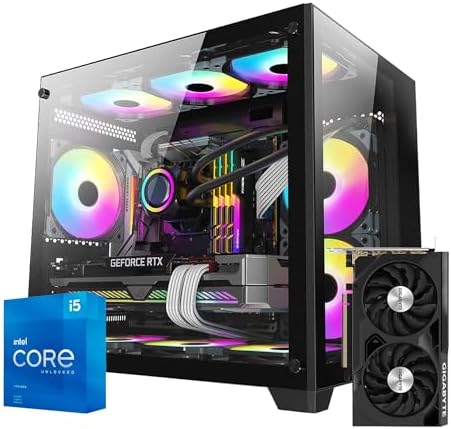 PC Gamer ITX Arena Owned, Core I5 12400F, GeForce RTX 4060 8GB, 16GB Ram, SSD NVMe 500GB