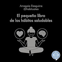 Diseño de la portada del título El pequeño libro de los hábitos saludables