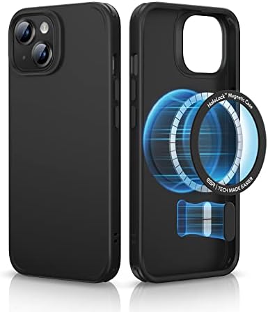 ESR for iPhone 14 Case/iPhone 13 Case, Compatible with MagSafe, Shockproof Military-Grade Protection, Magnetic Phone Case for iPhone 14/13, Classic Hybrid Case (HaloLock), Black