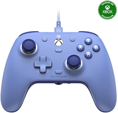 GameSir G7 SE Wired Controller for Xbox Series X|S, Xbox One & Windows 10/11, Plug and Play Gaming Gamepad with Hall Effect Joysticks/Hall Trigger, 3.5mm Audio Jack (Blue)