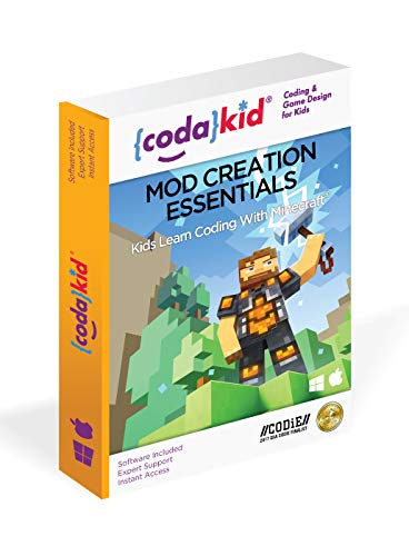 Coding for Kids with Minecraft - Ages 9+ Learn Real Computer Programming and Code Amazing Minecraft Mods with Java - Award-Wi
