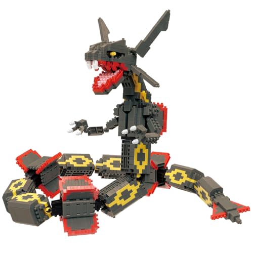 カワダ(Kawada)ナノブロック ポケットモンスター 黒いレックウザ エクストリームDXNBPM_104 7×42×21ｃｍ12才以上 インテリア ホビー NBPM_104