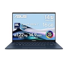 【Amazon.co.jp限定】 ASUS ノートパソコン Zenbook 14 OLED UX3405MA 14型 インテル Core Ultra 7 プロセッサー 155H メモリ16GB SSD1TB Windows 11 バッテリー駆動 …