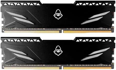 Memoria Mancer Dantalion Z, 16GB (2x8GB), DDR4, 3200MHz, CL16, Preto e Branco, MCR-DTLZ2X8C16-16GB