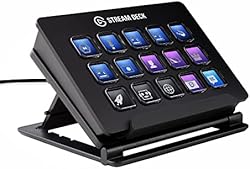 Elgato Stream Deck - Live Content Creation Controller with 15 customizable LCD keys, adjustable stand, for Win