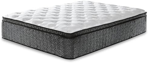 Signature Design by Ashley Queen Size Ultra Luxury 16 Inch Hyper Cool Euro Top Hybrid Mattress with Cooling Gel Memory Foam