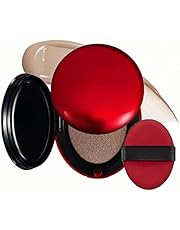 Red Flawless Air Cushion Foundation,Mask Fit Red Cushion Foundation,Cushion Foundation for Glass Skin,Red Filledcushion-Korean,Semi-Matte,Full Coverage Foundation for All Skin Types (27N-Camel)