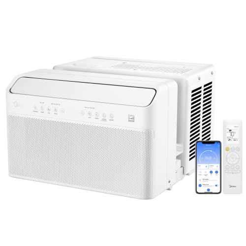 Midea 12,000 BTU U-Shaped Smart Inverter Window Air Conditioner–Cools up to 550 Sq. Ft., Ultra Quiet with Open Window Flexibi