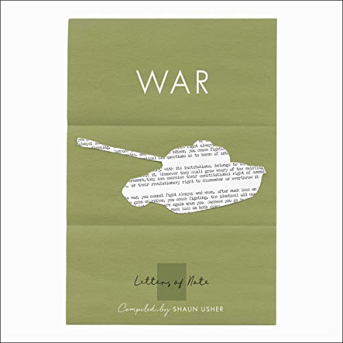 Page de couverture de Letters of Note: War