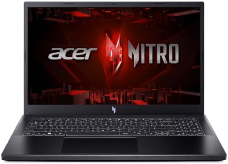 Notebook Acer Nitro V15 ANV15-51-58AZ 13ª Geração Intel Core i5-13420H, 8GB RAM, 512GB SSD, NVIDIA RTX 3050, 15.6" FHD LED IPS 144Hz, Windows 11, Preto, Retroiluminado