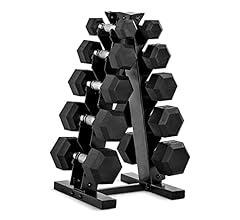 Dumbbell Set with Rack | Multiple Options in 150lbs and 210lbs