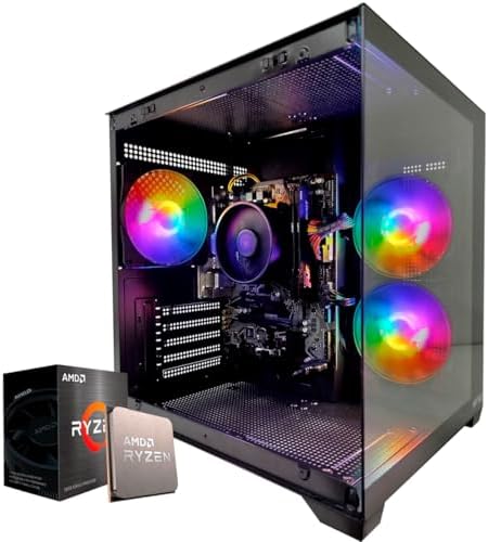 PC GAMER RYZEN 5 4600G, 16GB DDR4, SSD M.2 NVME 256GB, VEGA 7