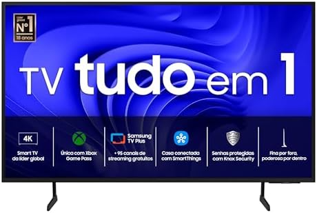 Samsung Smart TV 55" UHD 4K 55DU7700 - Processador Crystal 4K, Gaming Hub