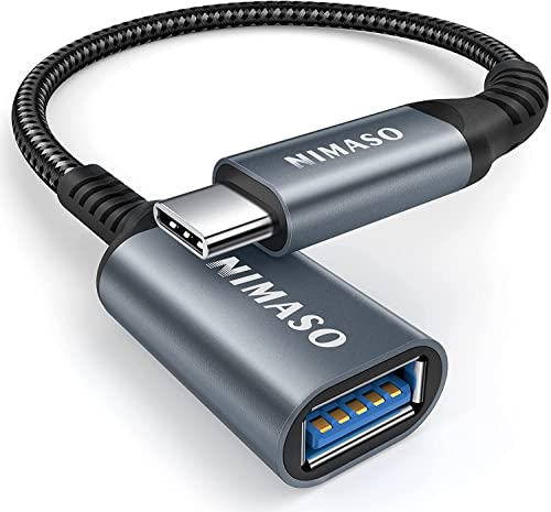 NIMASO USB C 変換 アダプタ (Type C - USB 3.0 メス) 20CM OTG ケーブル タイプC 変換コネクター (1本入り...