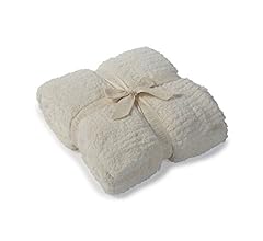 Barefoot Dreams CozyChic Throw - Cream - 54 x 72 in