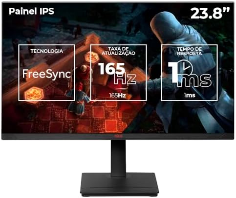 Monitor Gamer Pichau Centauri Pulse 24, 24 Pol, IPS, FHD, 165Hz, 1ms, FreeSync, HDMI/DP, PG-CRPLS24-BL01