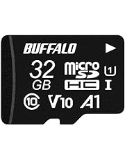 【Amazon.co.jp限定】バッファロー microSD 32GB 100MB/s UHS-1 U1 microSDHC【 Nintendo Switch 対応 】V10 A1 IPX7 Full HD RMSD-032U11HA/N