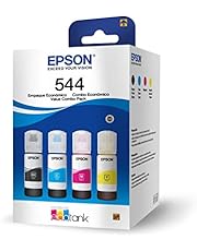 Kit de Garrafas de Tinta Original Epson EcoTank T544 - Magenta, Amarelo, Ciano, Preto