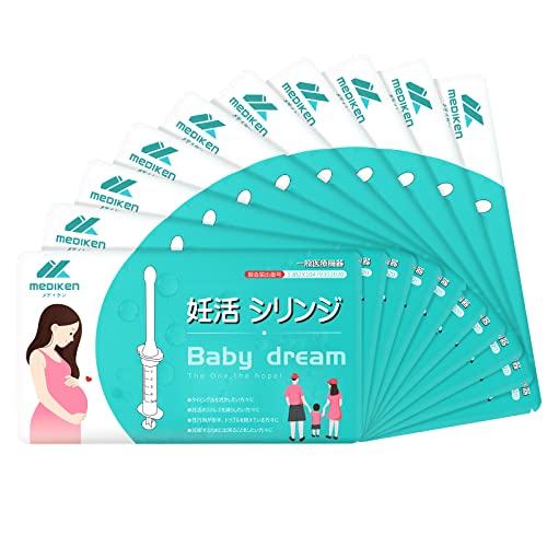 子どもを授かるための用品 10個セット BabyDream 家庭用 キット 活動 妊活 シリンジ 法