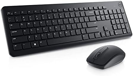 Dell - KM3322W, Teclado e Mouse sem fio, Preto