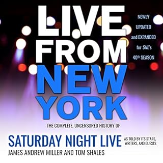 Live from New York Audiobook By James Andrew Miller, Tom Shales cover art