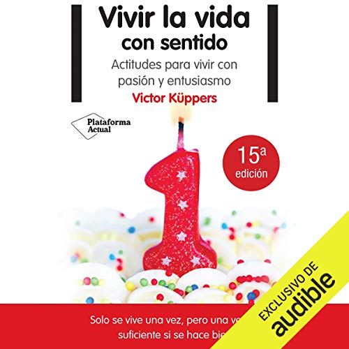 Diseño de la portada del título Vivir la vida con sentido