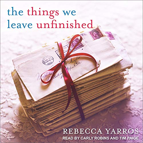 Page de couverture de The Things We Leave Unfinished