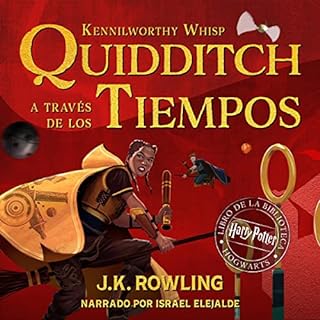 Diseño de la portada del título Quidditch a través de los tiempos