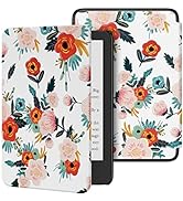 Ayotu Slim Case for All-New 6" Basic eReader (11th Generation 2022 Release), Colorful PU Leather ...