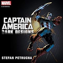 Captain America: Dark Designs Audiolibro Por Stefan Petrucha, Marvel arte de portada