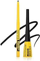 Maybelline New York Pencil Eyeliner & Kajal, Bold Eye Looks, Long-Lasting, Colossal Bold Liner & Colossal Kajal, Combo...