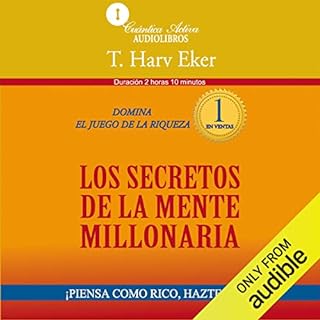 Diseño de la portada del título Los secretos de la mente millonaria (Narración en Castellano)