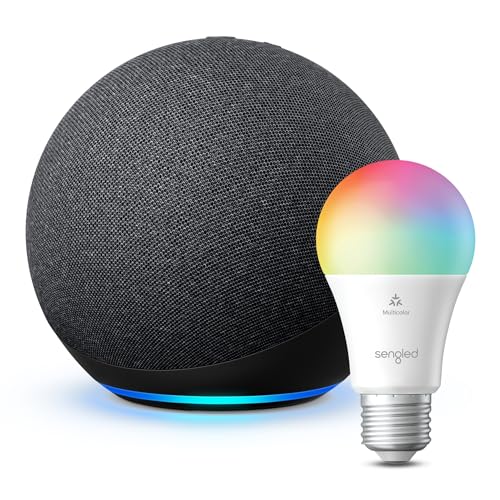 Echo (4th Gen)| Charcoal with Sengled Sm...