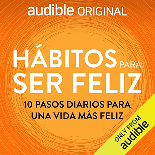 Diseño de la portada del título Hábitos para ser feliz