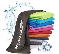 Kühlendes Handtuch - als cooling towel und mikrofaser Kühltuch - kühlendes Sporthandtuch - Airflip towel für Fitness und Sp…