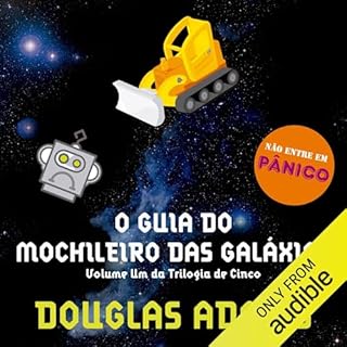 O guia do mochileiro das galáxias Audiolivro Por Douglas Adams capa