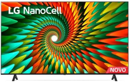 Smart TV 75" 4K LG NanoCell 75NANO77SRA Bluetooth ThinQ AI Alexa Google assistente Airplay 3 HDMI