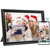 FRAMEO 10.5 Inch Smart WiFi Digital Photo Frame 1920x1280 FHD IPS LCD Touch Screen, Auto-Rotate, ...