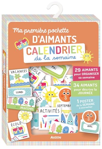 Ma premiere pochette d'aimants calendrier de la semaine