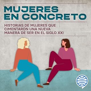 Diseño de la portada del título Mujeres en concreto