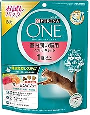 ピュリナ ワン キャット ドライ 室内飼い猫用 インドアキャット サーモン＆ツナ １５０ｇ