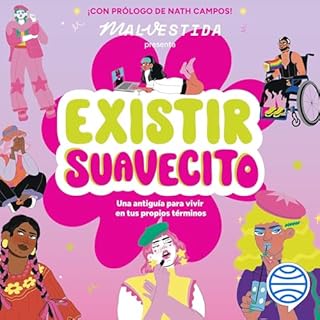 Diseño de la portada del título Existir suavecito