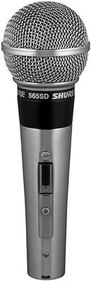 Shure 565SD-LC Microphone without Cable, Silent Magnetic Reed On/Off Switch with Lock-on Option