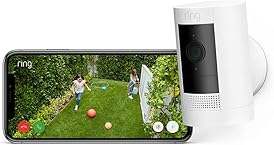 Ring Außenkamera Akku (Stick Up Cam Battery) | Überwachungskamera aussen mit 1080p-HD-Video, WLAN, witterungsbeständig, geeignet für dein Haus & Grundstück | Alexa-kompatible Sicherheitskamera