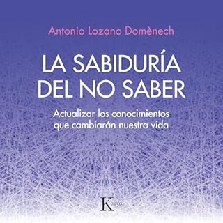 Diseño de la portada del título La sabiduría del no saber